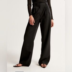 A&F Sloane Tailored Wide Leg Pant 14s